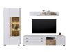 Conjunto para sala de estar Belmelu 124 (Branco + Carvalho)