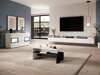 Conjunto para sala de estar Serodeu 106 (Branco + Branco brilhante)