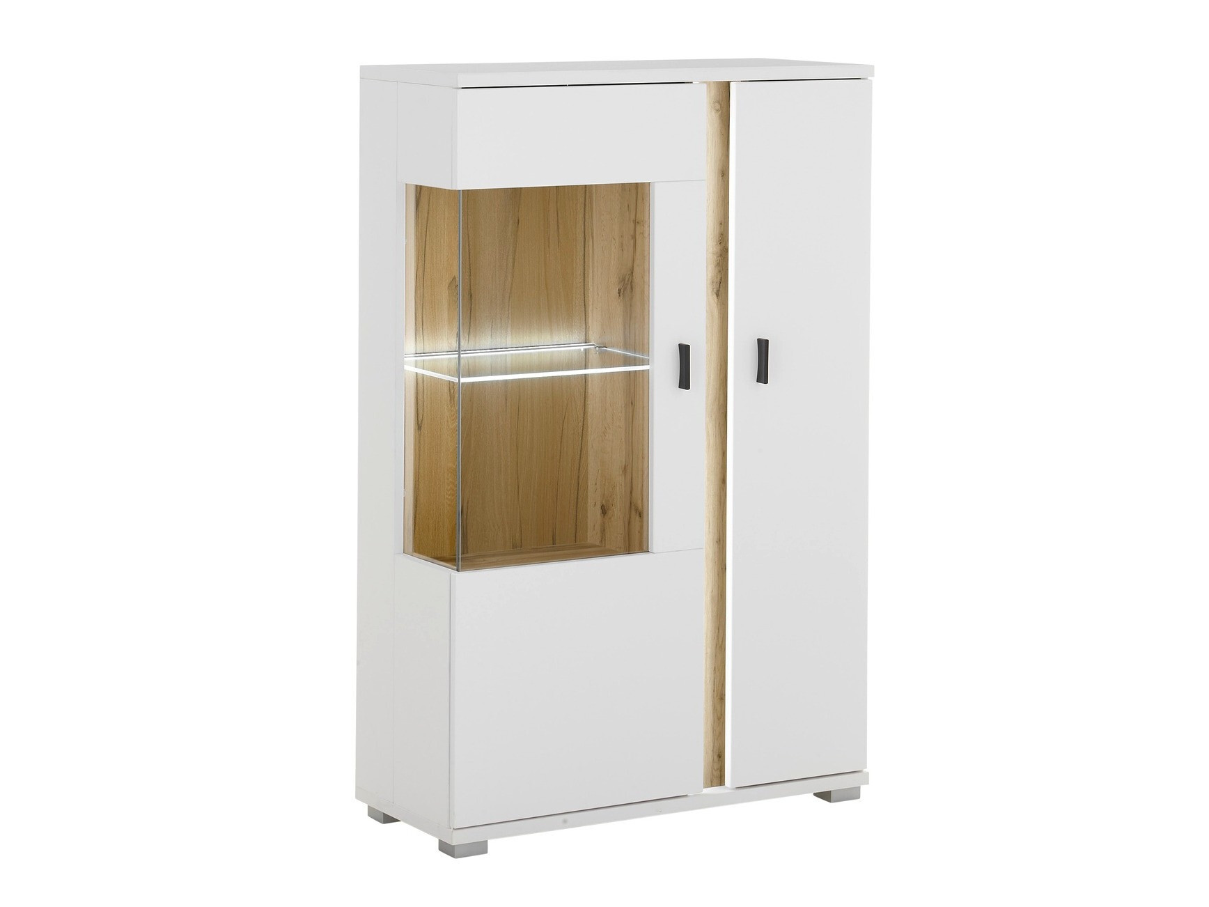 Aparador Avimavi 102 (Branco + Carvalho wotan)