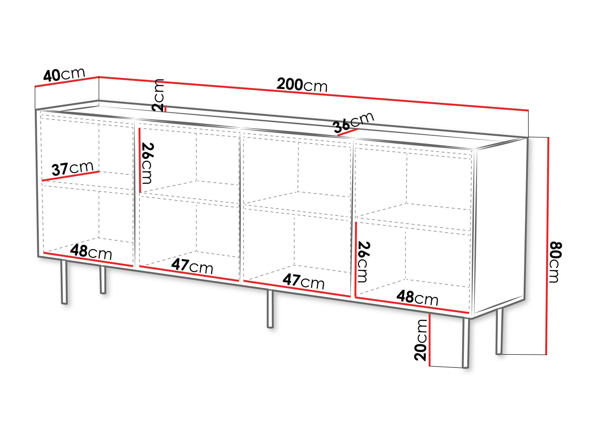 Aparador Sillen I (Branco)