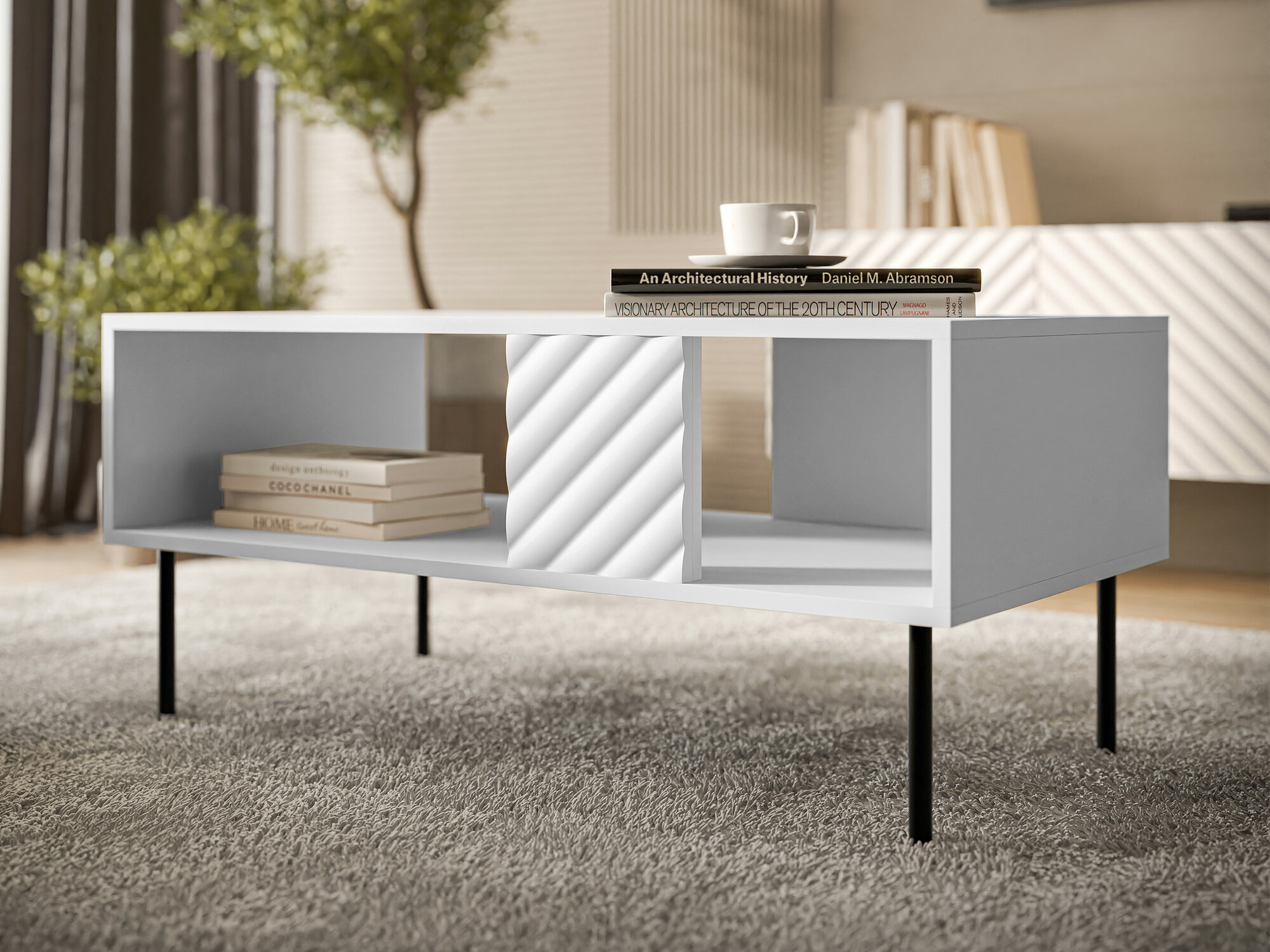 Mesa de centro Sillen (Branco)
