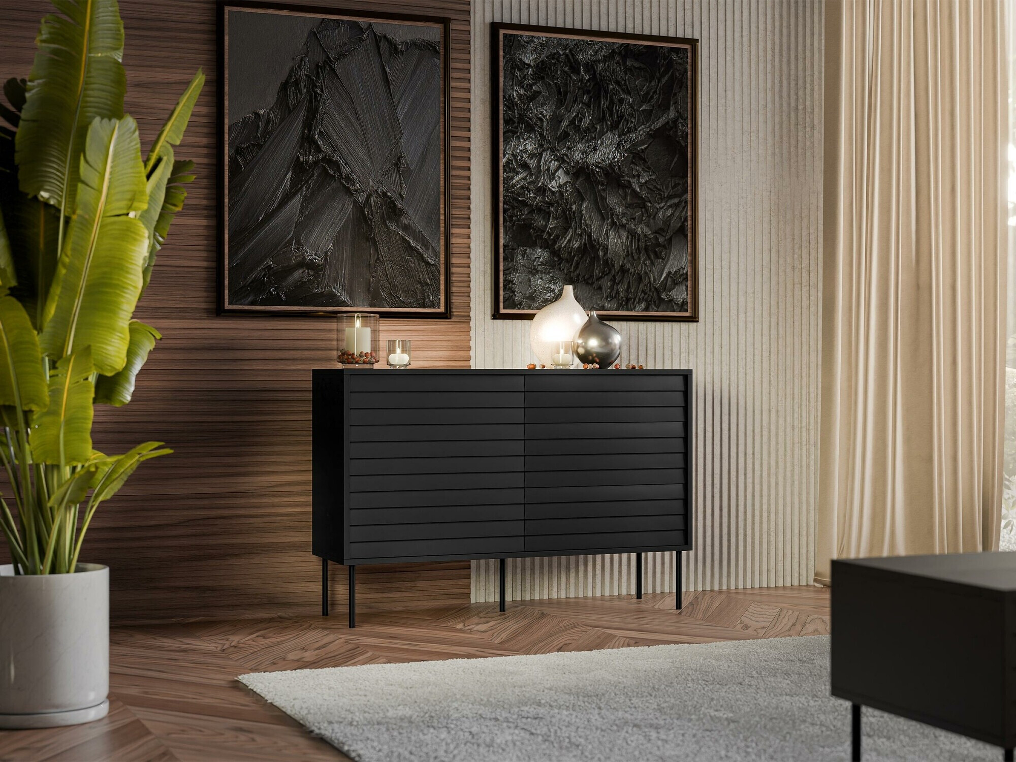 Cómoda Flosoru 101 (Preto)