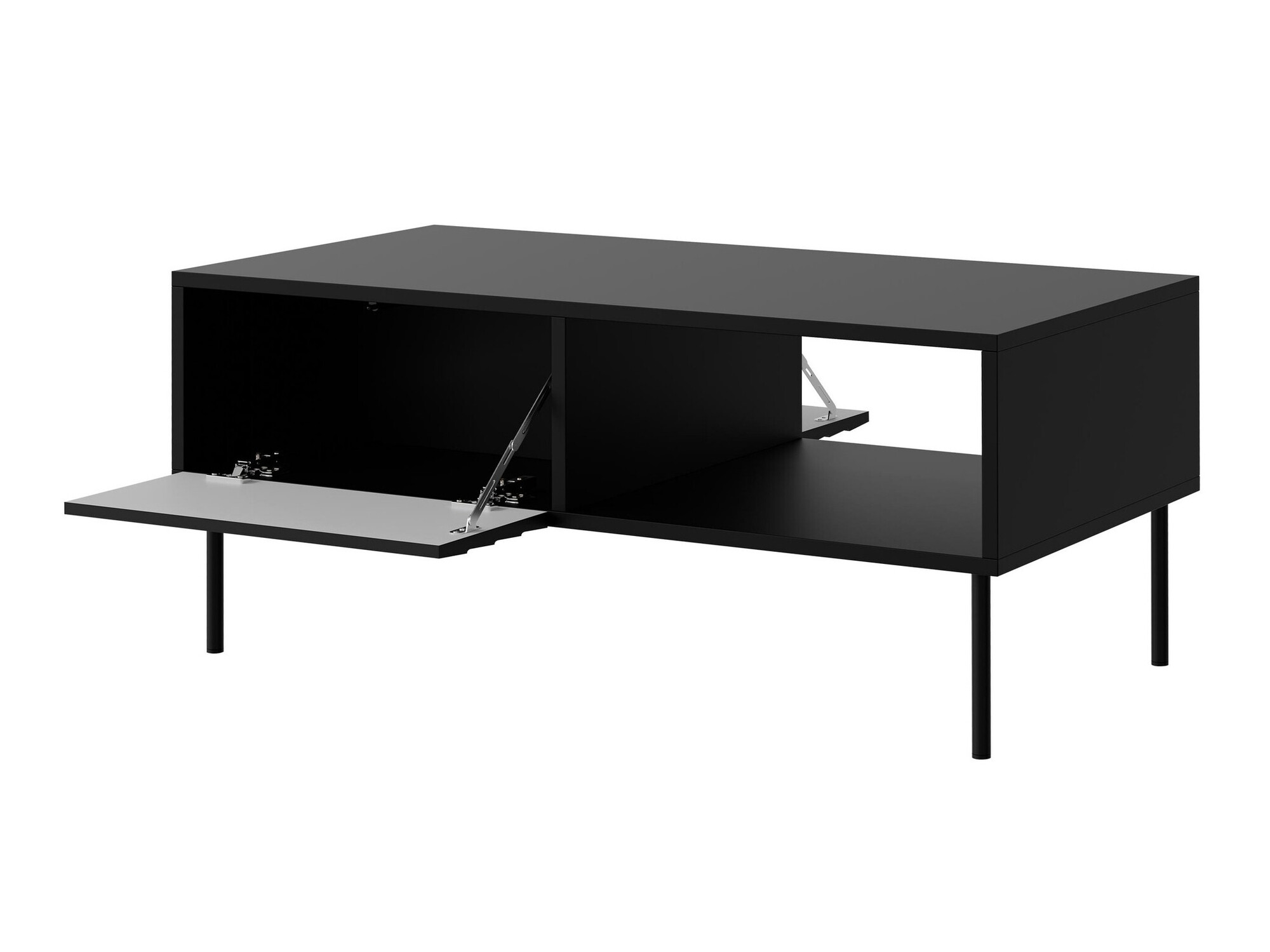 Mesa de centro Flosoru 103 (Nogueira + Preto)