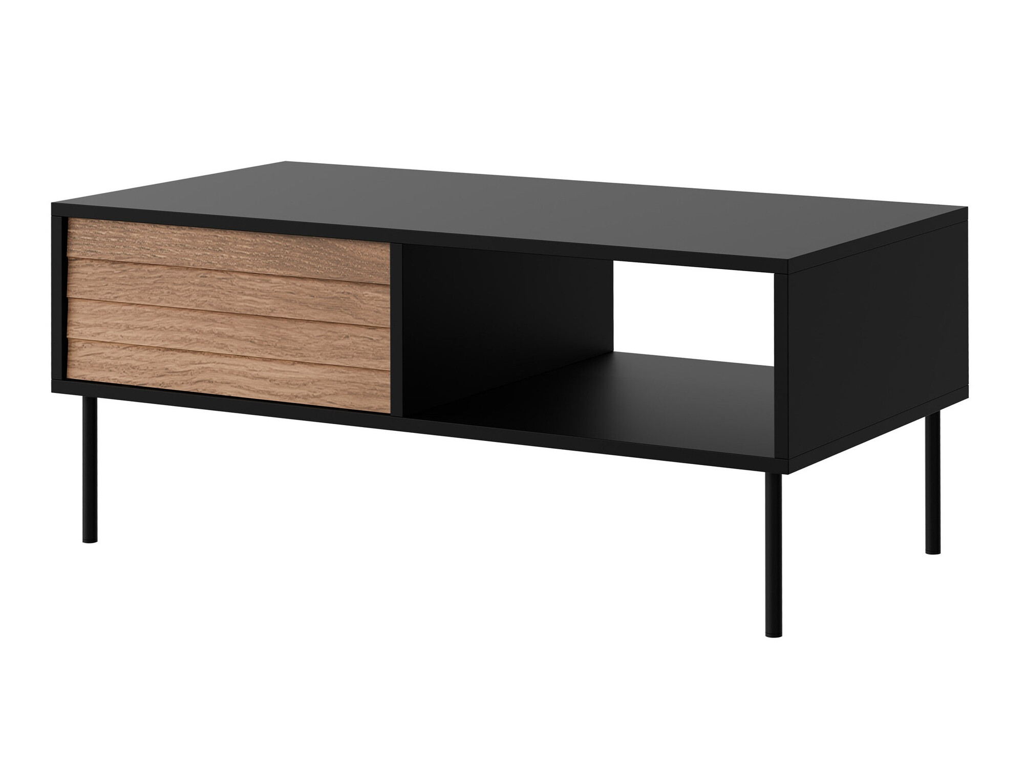 Mesa de centro Flosoru 103 (Nogueira + Preto)
