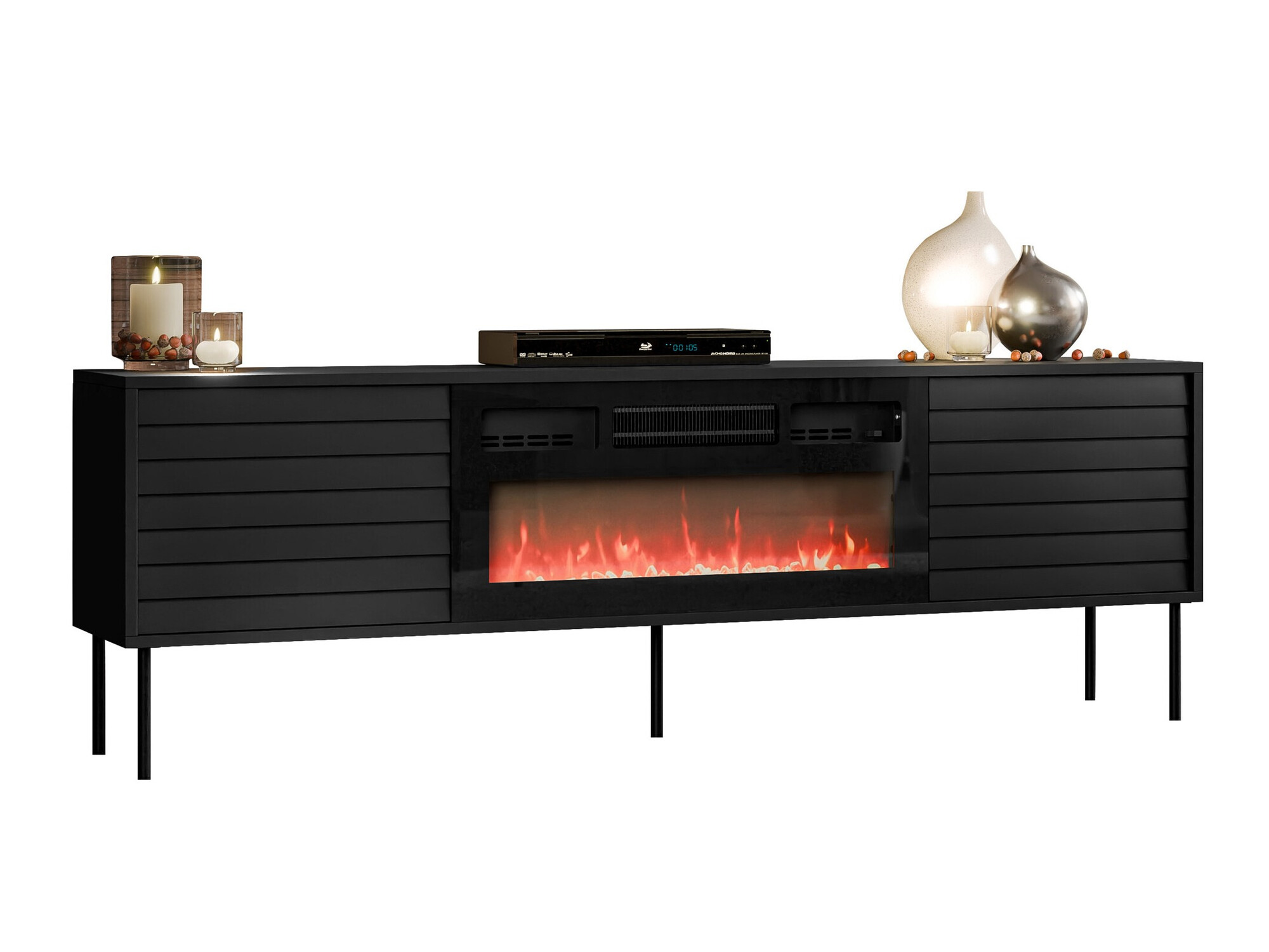 Móvel de TV Flosoru 108 (Preto)