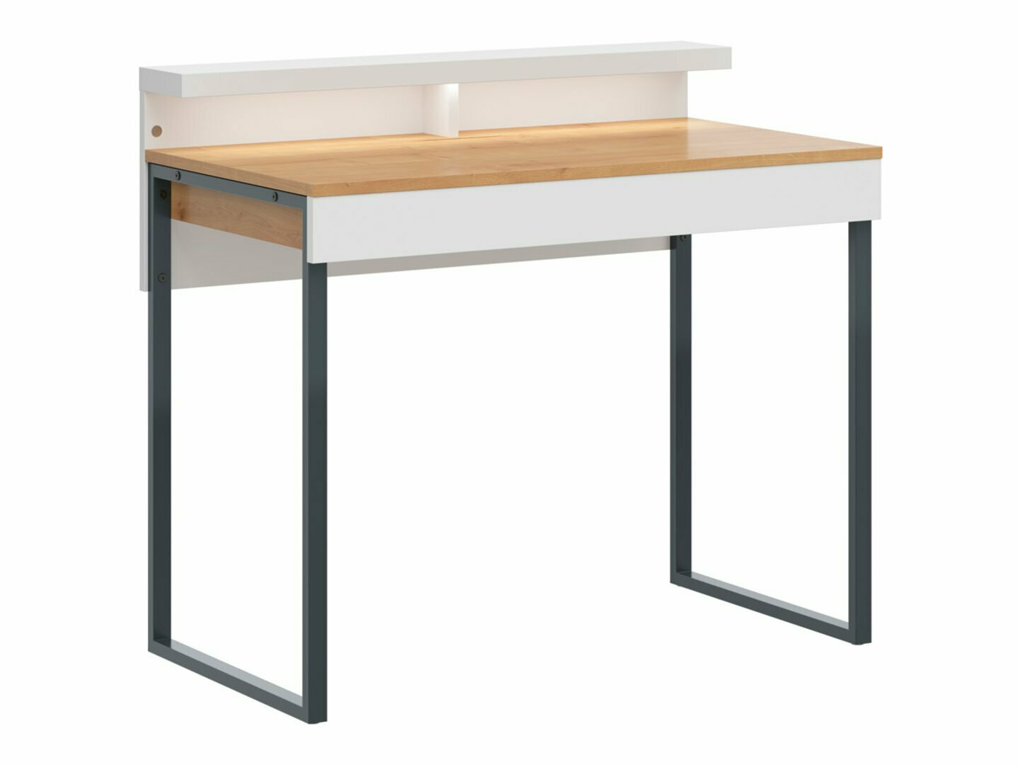 Mesa de escritório Boston 362 (Branco + Carvalho de arlington)