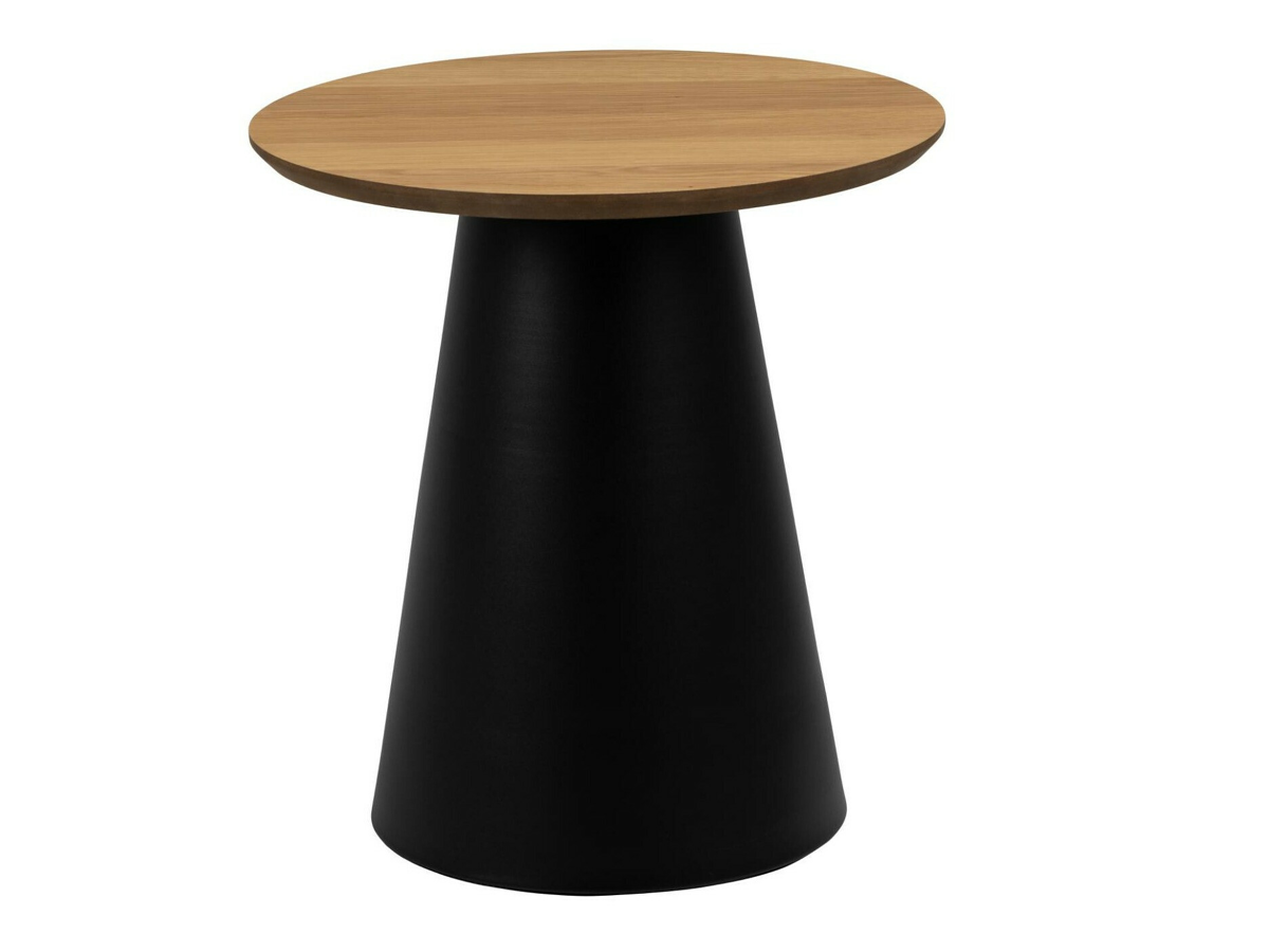 Mesa lateral Norsica 950 (Preto + Carvalho)