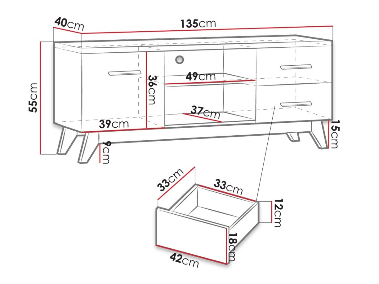 Móvel de TV Sorvera 102