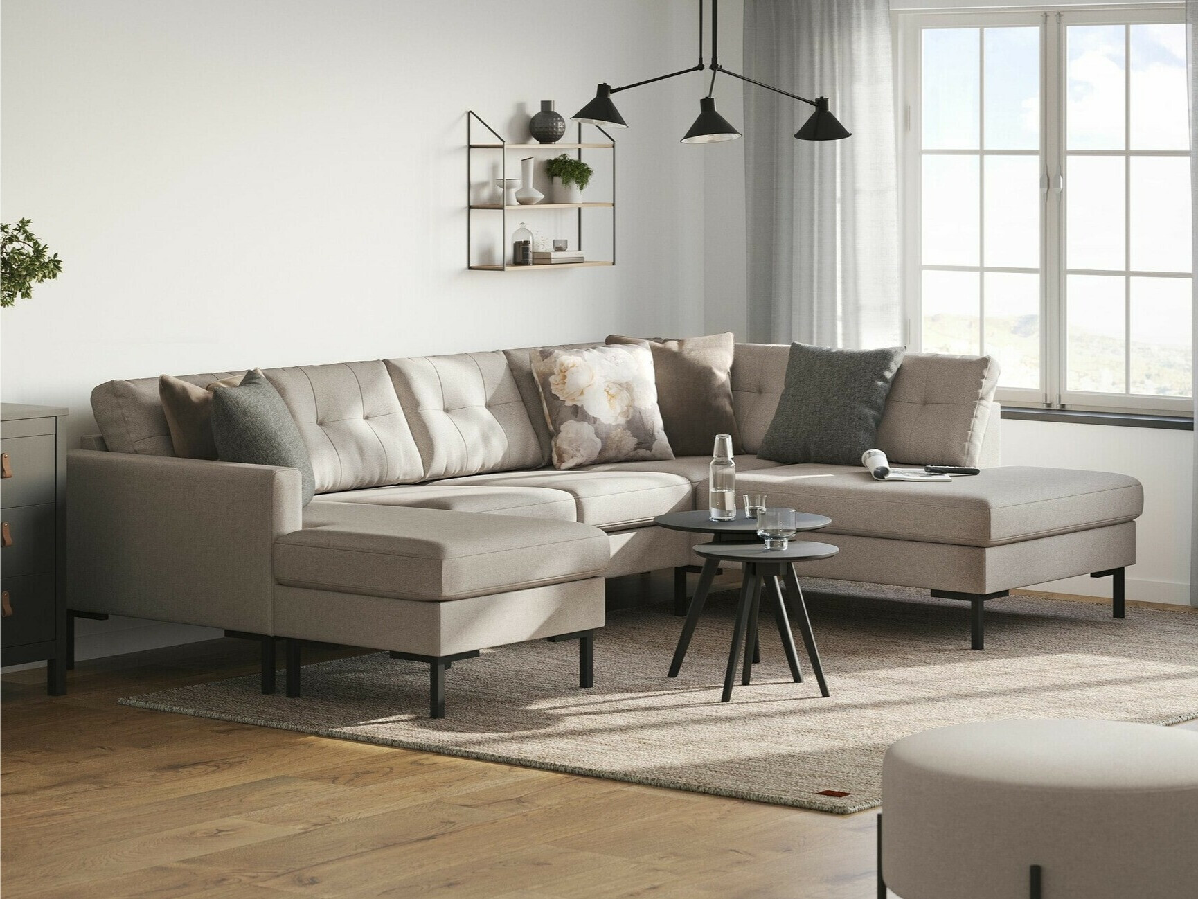 Sofá de canto Melnola 102 (Hygge 10)