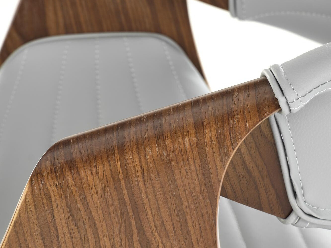 Cadeira Houston 1596 (Cinzento + Nogueira)