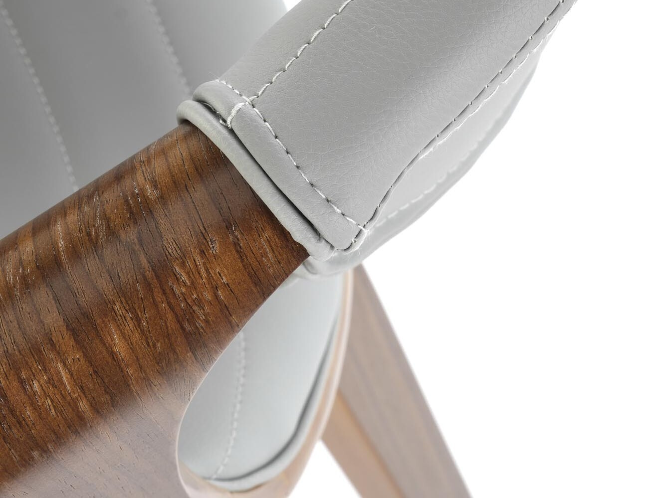 Cadeira Houston 1596 (Cinzento + Nogueira)