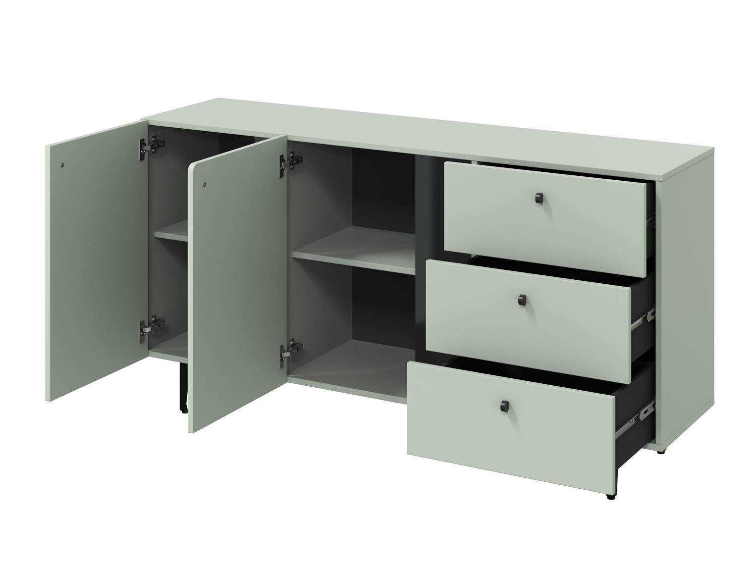 Cómoda Fresno AF101 (Verde empoeirado)