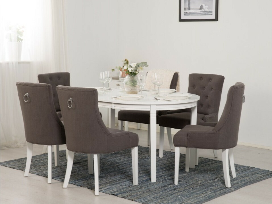 Conjunto para refeições Bloomington 195 (Cinzento + Branco)