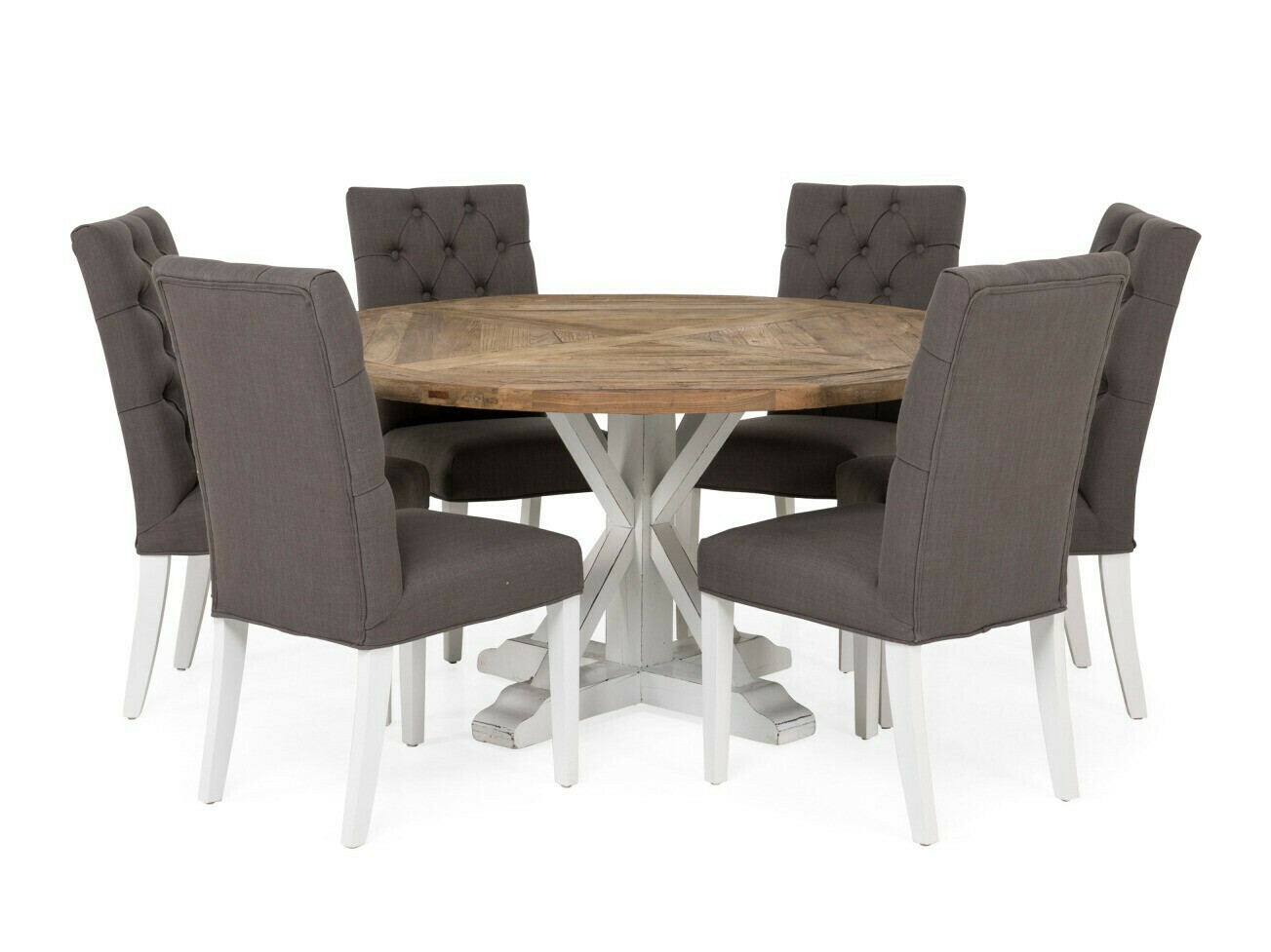 Conjunto para refeições Manor House 182 (Cinzento + Branco)