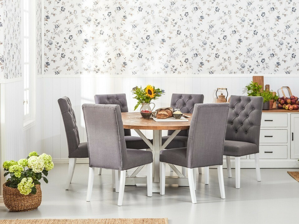 Conjunto para refeições Manor House 182 (Cinzento + Branco)