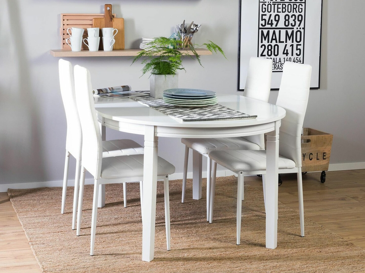 Conjunto para refeições Scandinavian Choice 544 (Branco)