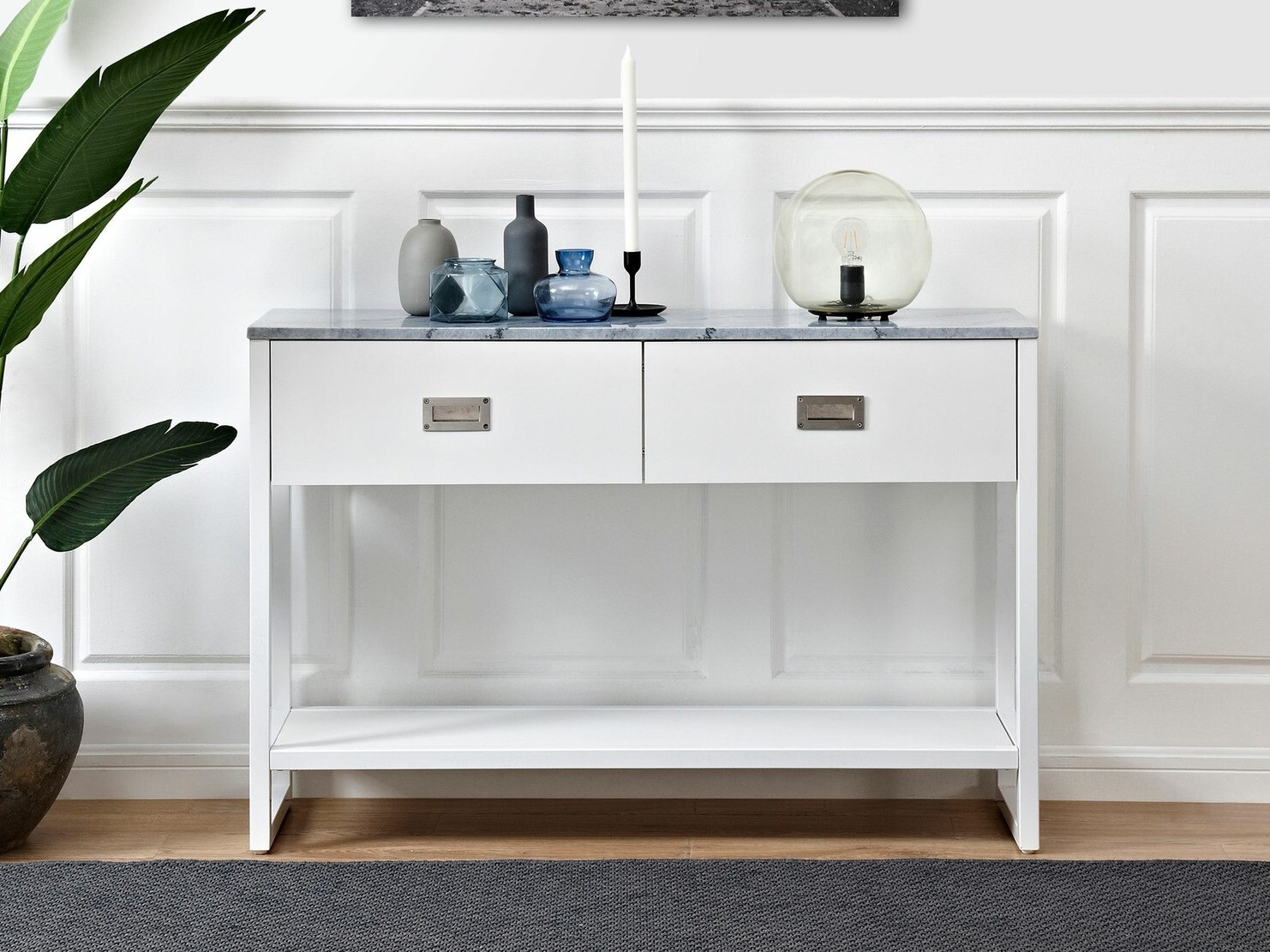 Consola Scandinavian Choice 694 (Branco + Cinzento)