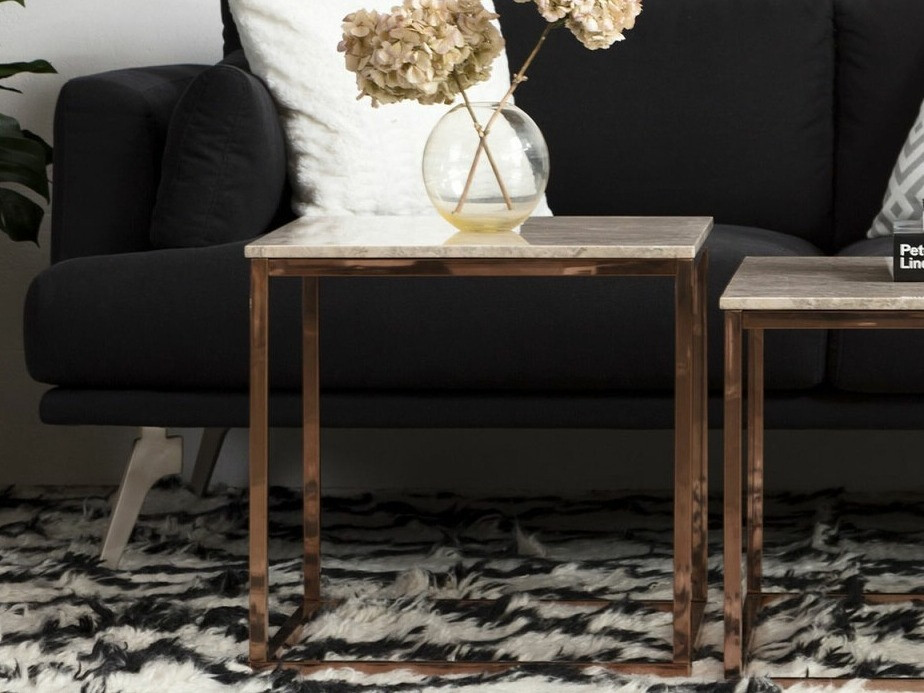 Mesa para revistas Concept 55 142 (Beige + Cobre)