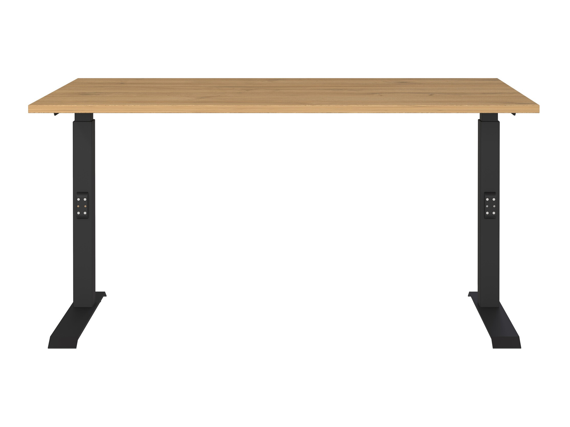 Mesa de escritório Eliromo 121 (Carvalho Grandson + Preto)