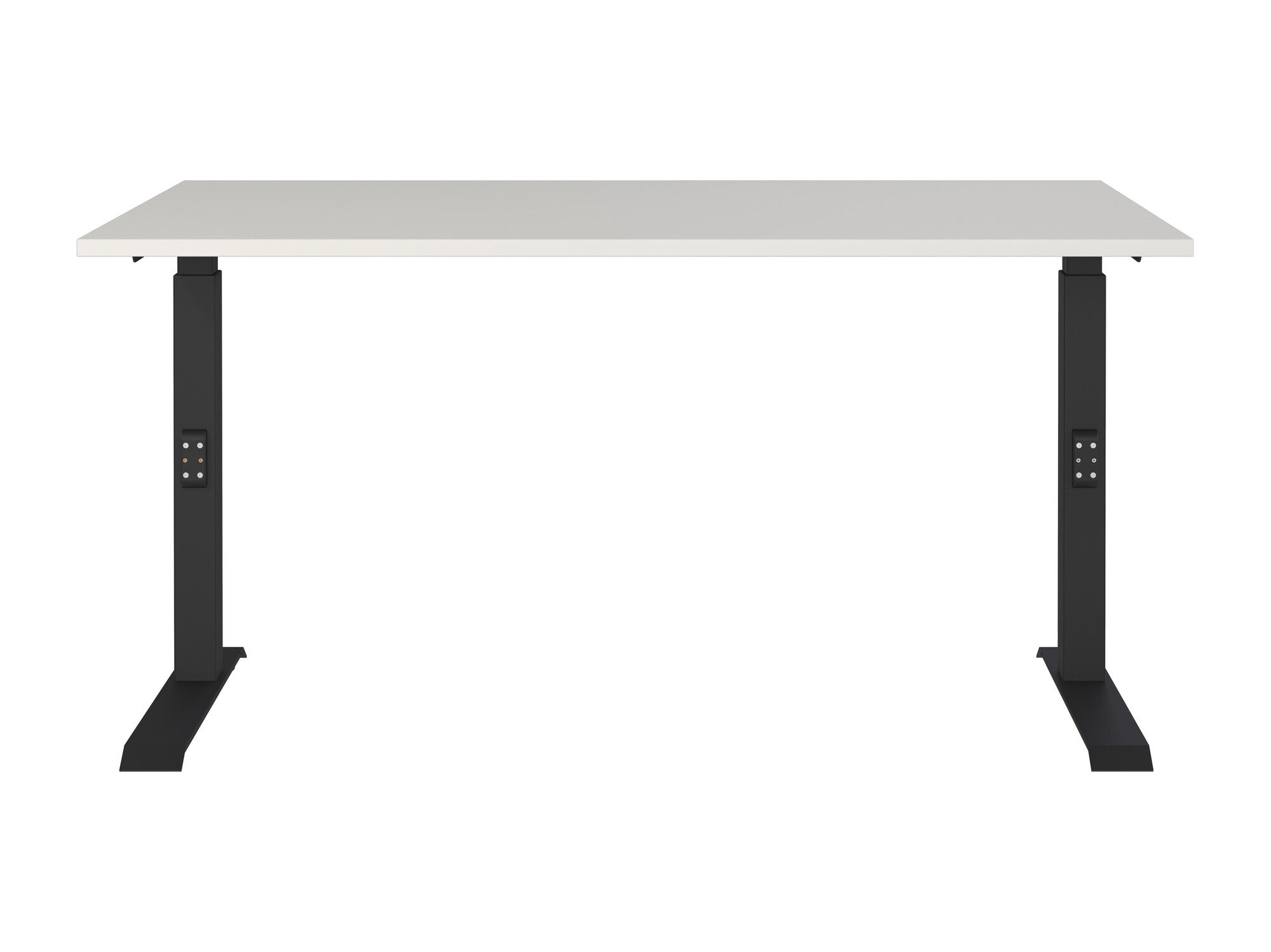 Mesa de escritório Eliromo 121 (Cinzento claro + Preto)