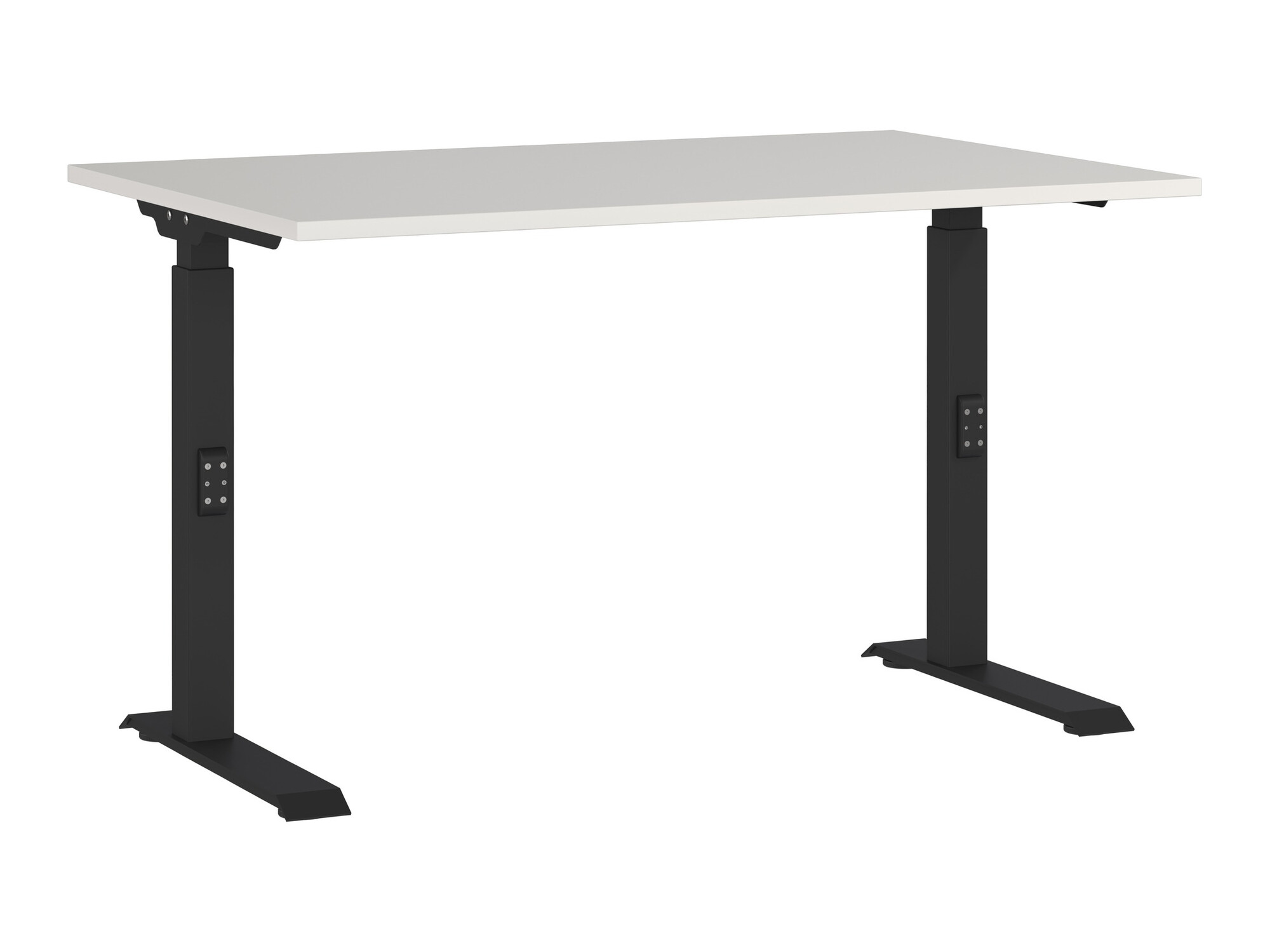 Mesa de escritório Eliromo 122 (Cinzento claro + Preto)