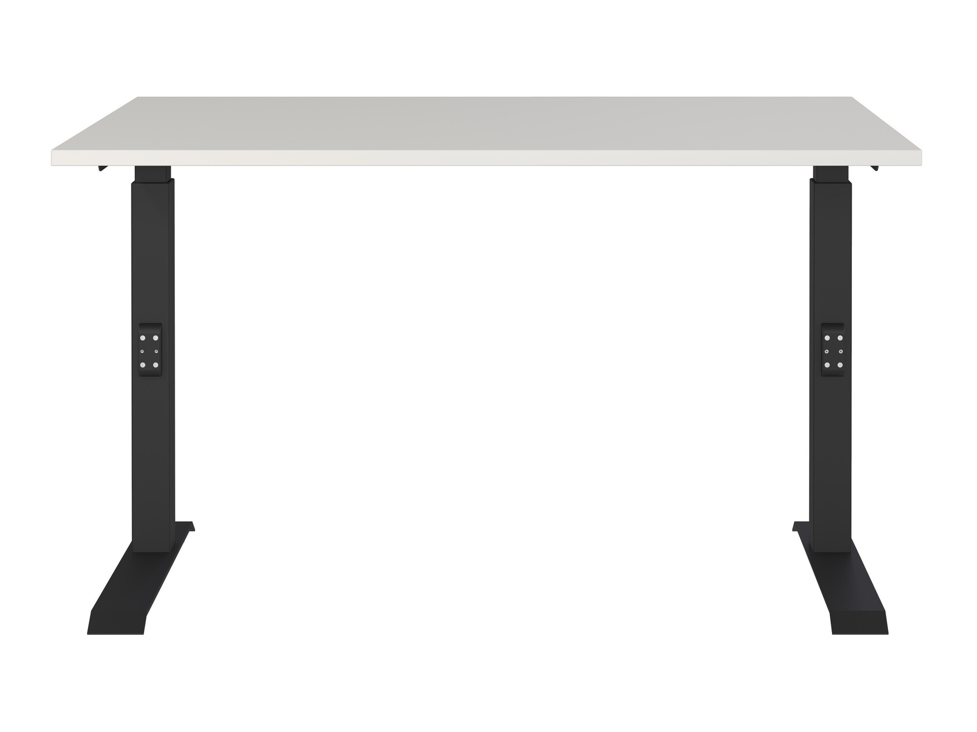 Mesa de escritório Eliromo 122 (Cinzento claro + Preto)