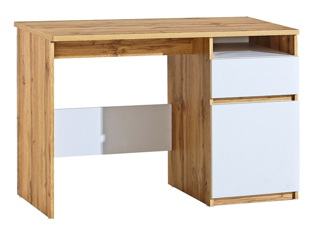 Secretária Evaropha 106 (Carvalho wotan + Branco)