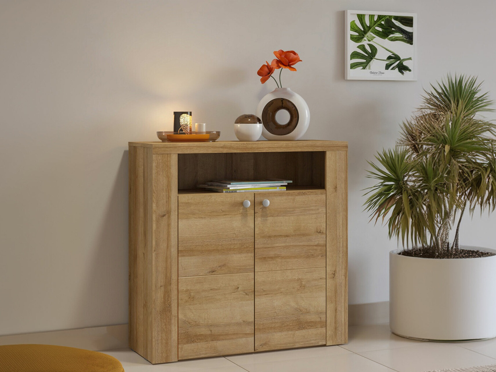 Aparador Salelbo 126 (Riviera carvalho)