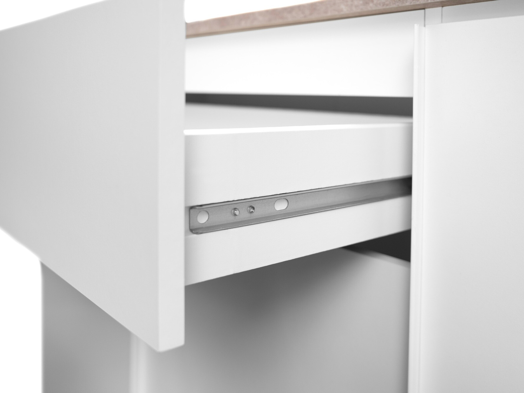 Cómoda Findlay V101 (Branco + Castanho claro)