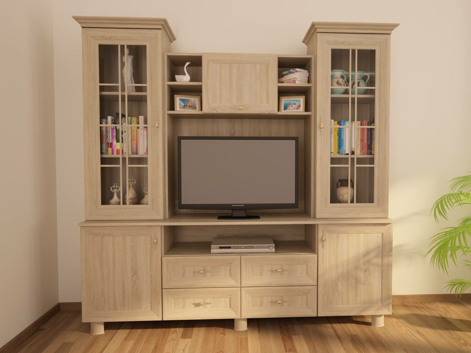 Conjunto para sala de estar Lexington 165 (Carvalho sonoma)