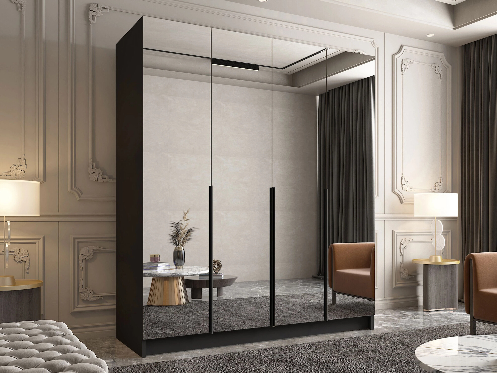 Roupeiro Closico 190 (Preto)