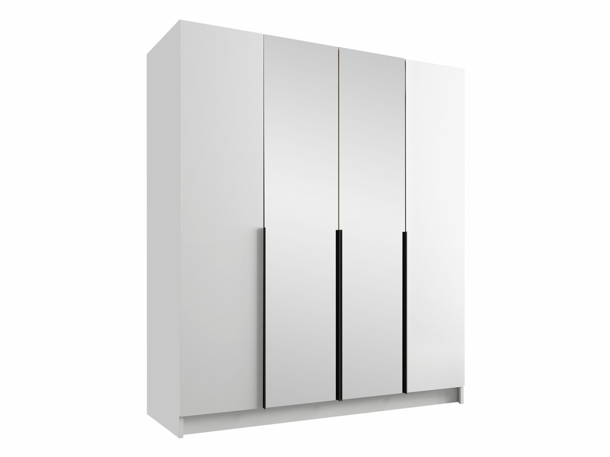 Roupeiro Closico 191 (Branco + Preto)