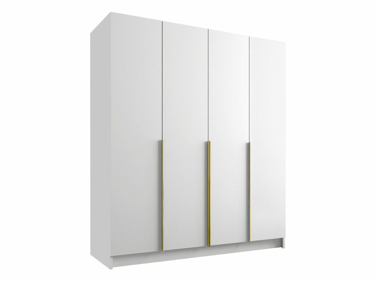 Roupeiro Closico 192 (Branco + Dourado)
