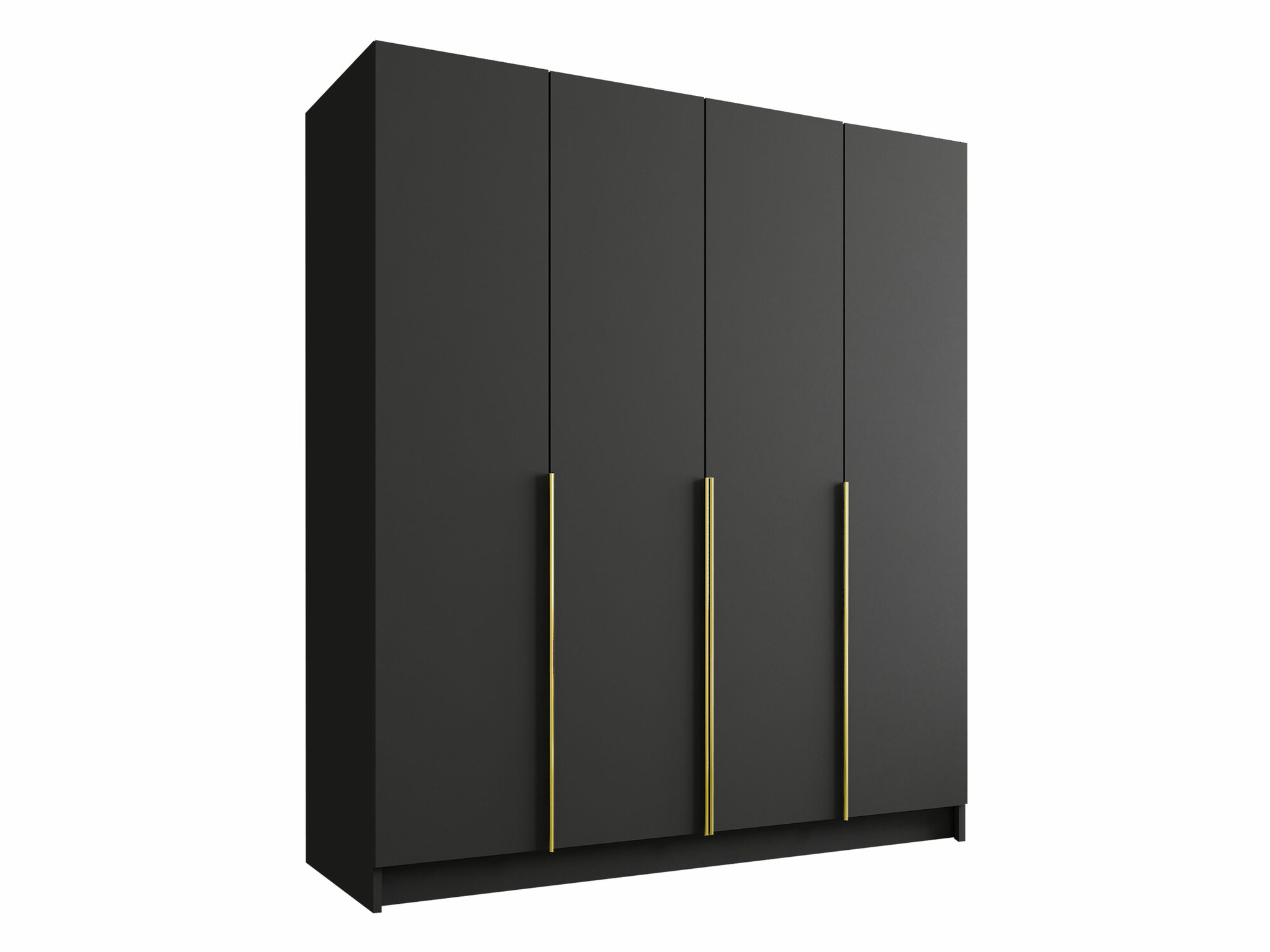 Roupeiro Closico Navor I (Preto + Dourado)