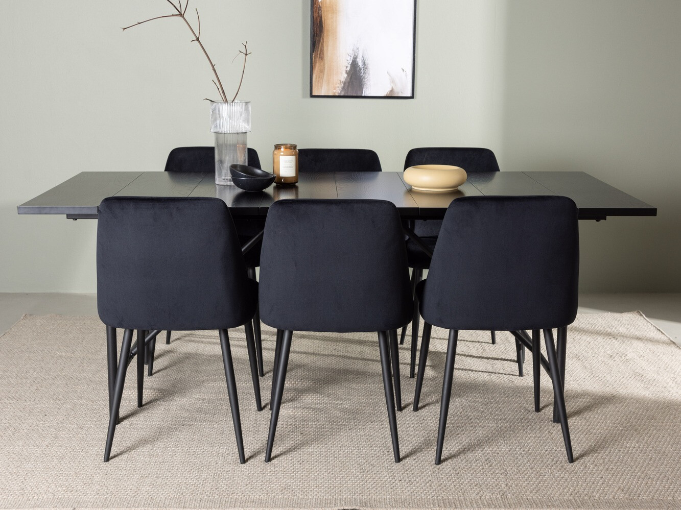 Conjunto para refeições Dallas 3960 (Preto)