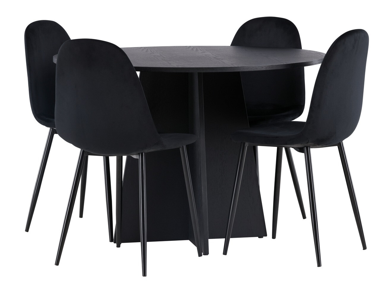 Conjunto para refeições Dallas 4008 (Preto)