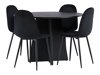 Conjunto para refeições Dallas 4008 (Preto)