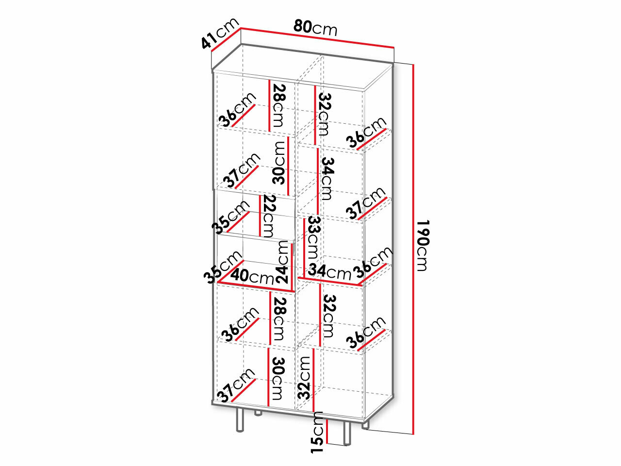 Estante Decus I (Caxemira)