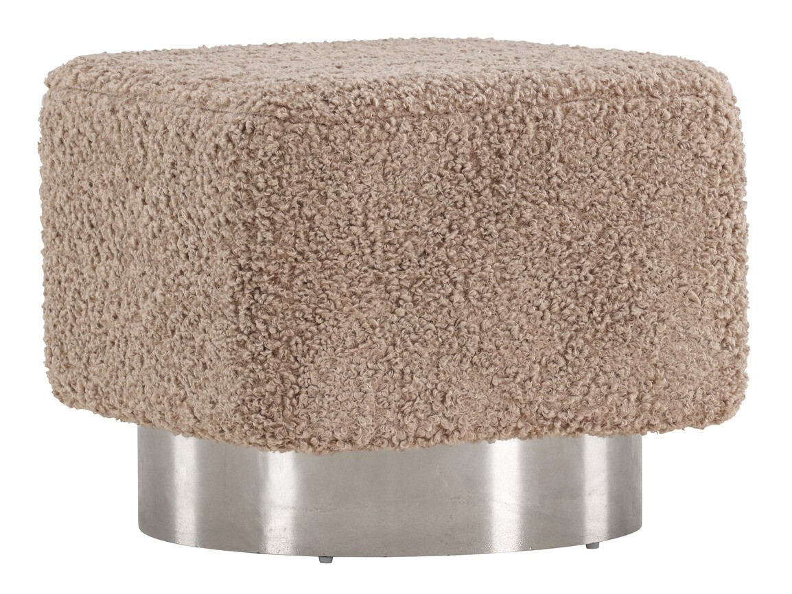 Pufe Dallas 4219 (Castanho + Prata)