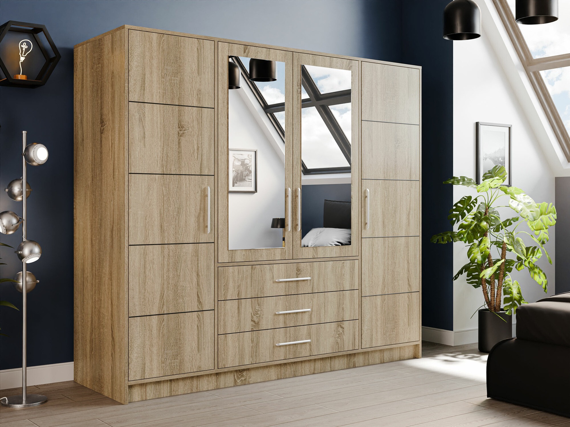 Roupeiro Dortivu 154 (Carvalho sonoma)