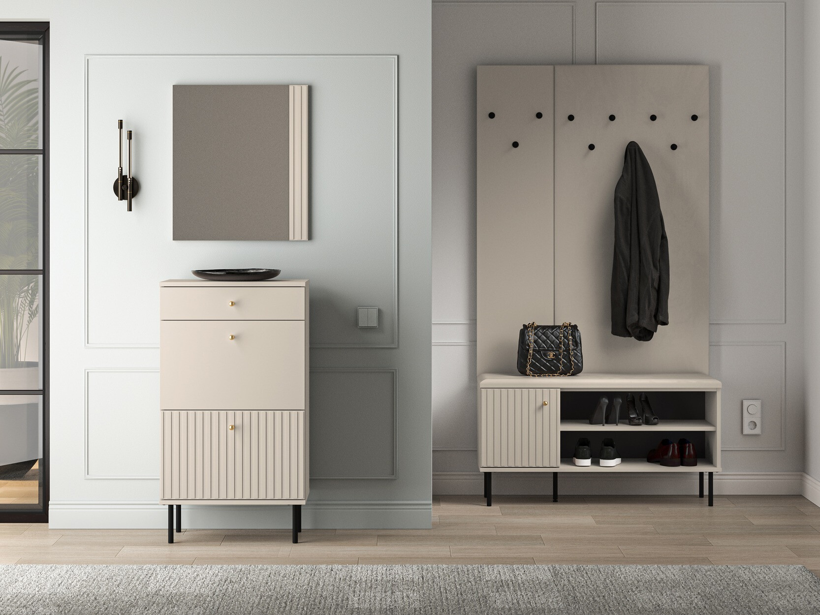 Conjunto para corredor Marmeli 127