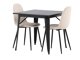 Conjunto para refeições Dallas 3353 (Preto + Bege)