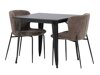 Conjunto para refeições Dallas 3362 (Castanho + Preto)