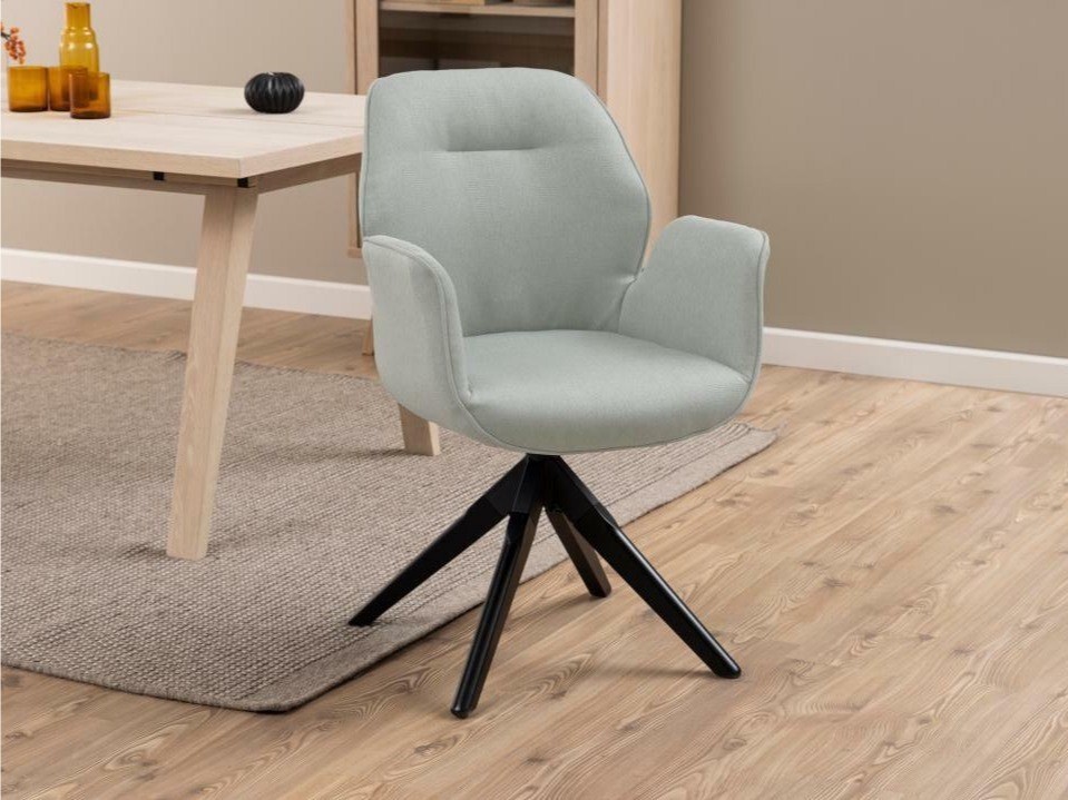 Cadeira Norsica 392 (Cinzento claro + Preto)