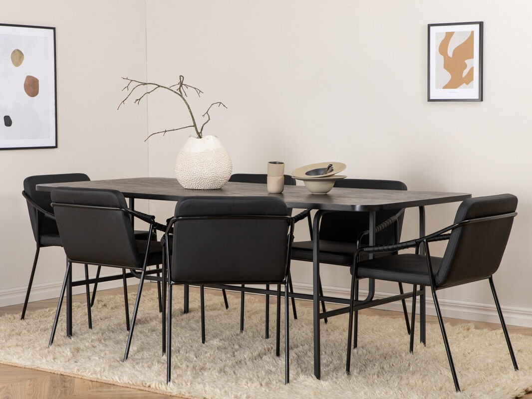 Conjunto para refeições Dallas 2797 (Preto)