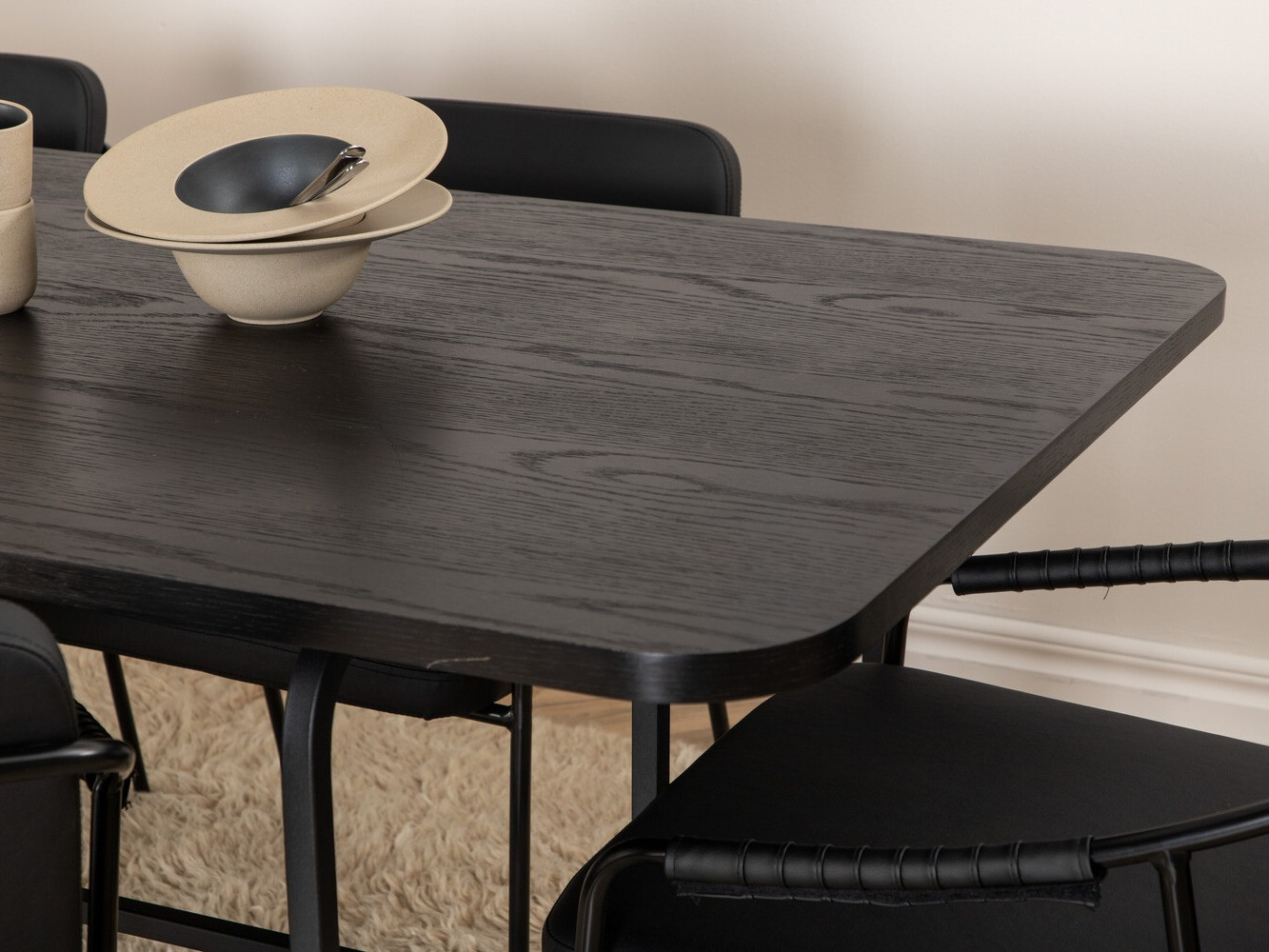 Conjunto para refeições Dallas 2797 (Preto)