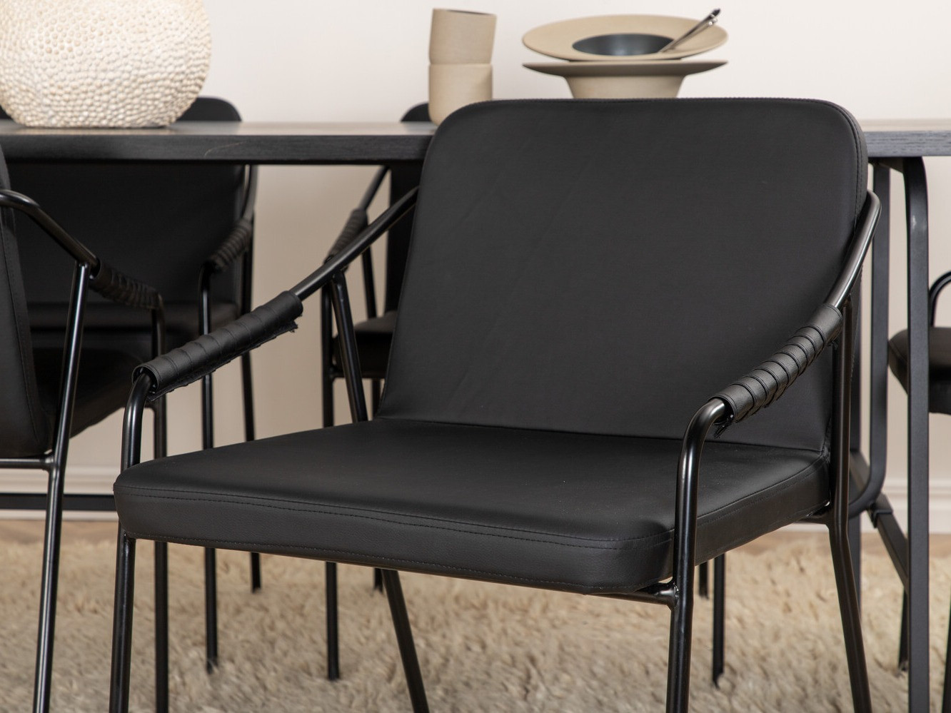 Conjunto para refeições Dallas 2797 (Preto)