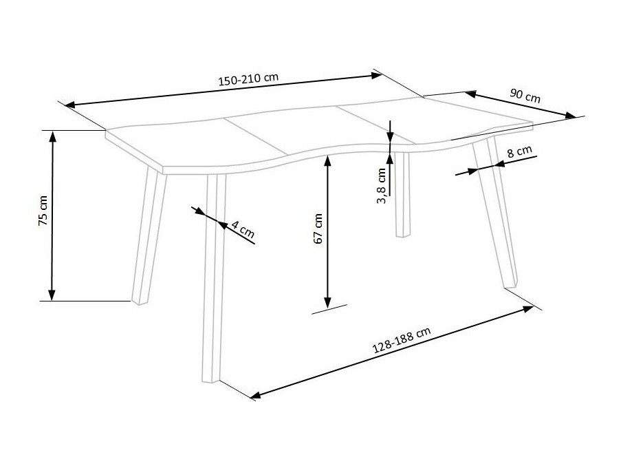 Conjunto para refeições Houston 1777