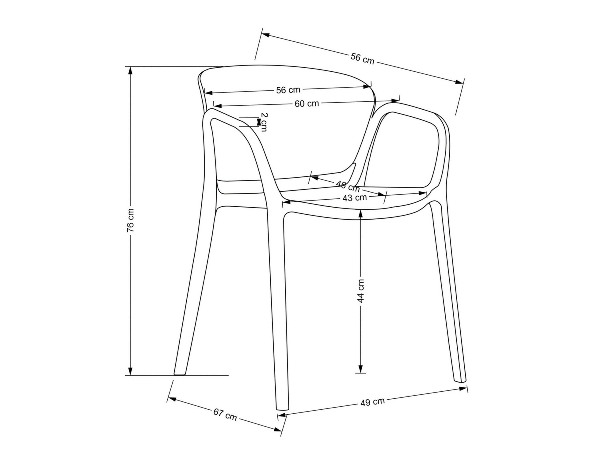 Conjunto para refeições Houston 1777