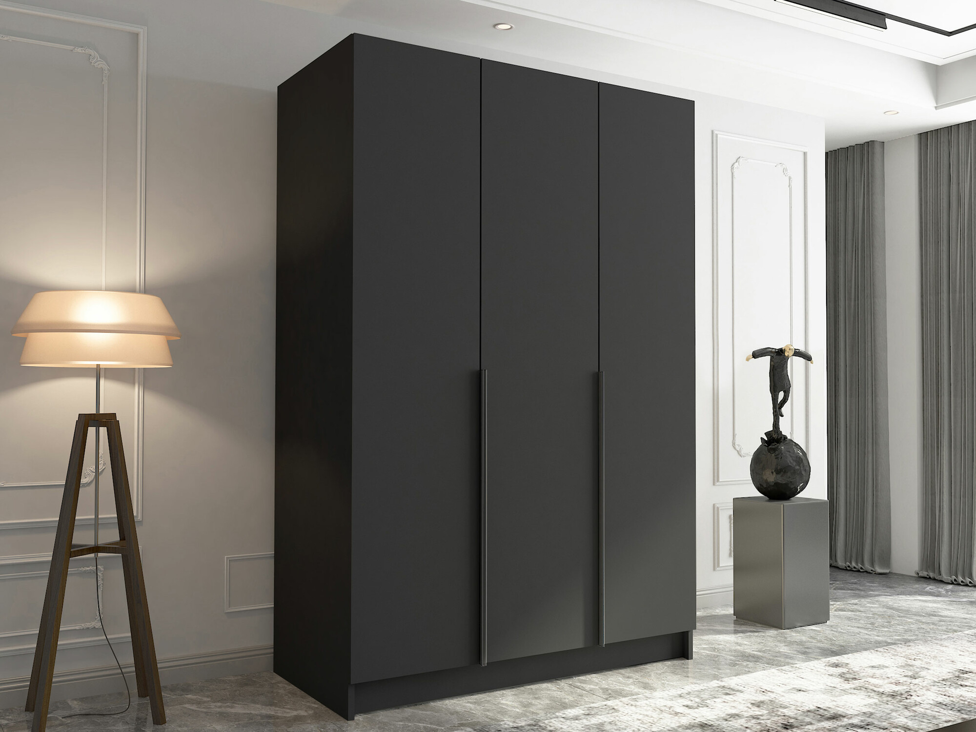 Roupeiro Closico 198 (Preto)